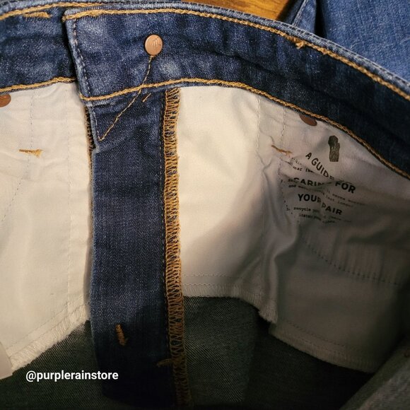Madewell Jeans 27 Curvy High Rise Skinny Moreaux Wash AA621 Tummy Control - Picture 4 of 13